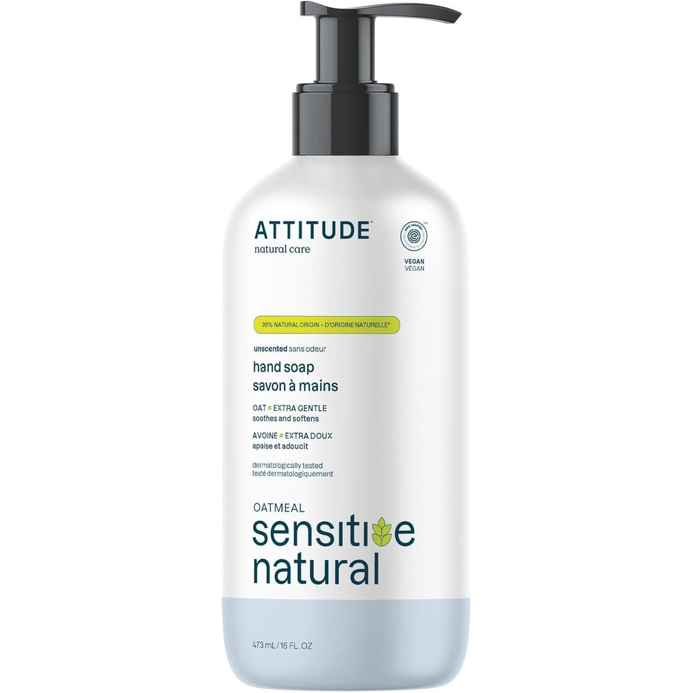 ATTITUDE Bio Spectra sensitive skin hand soap front view packaging
