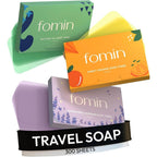 FOMIN antibacterial paper soap sheets variety pack front view packaging