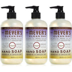Mrs. Meyer's Compassion Flower liquid hand soap front view of bottle