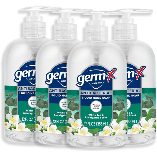 Germ-X Antibacterial Hand Soap 4 pack front view