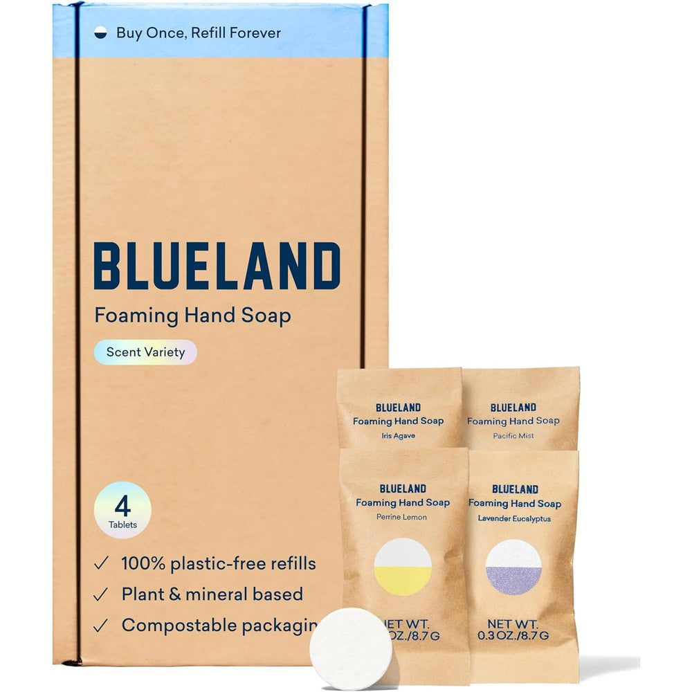 Blueland foaming hand soap refill tablets variety pack front view