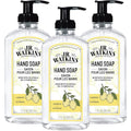 J.R. Watkins Lemon Gel Hand Soap front view pump bottle packaging