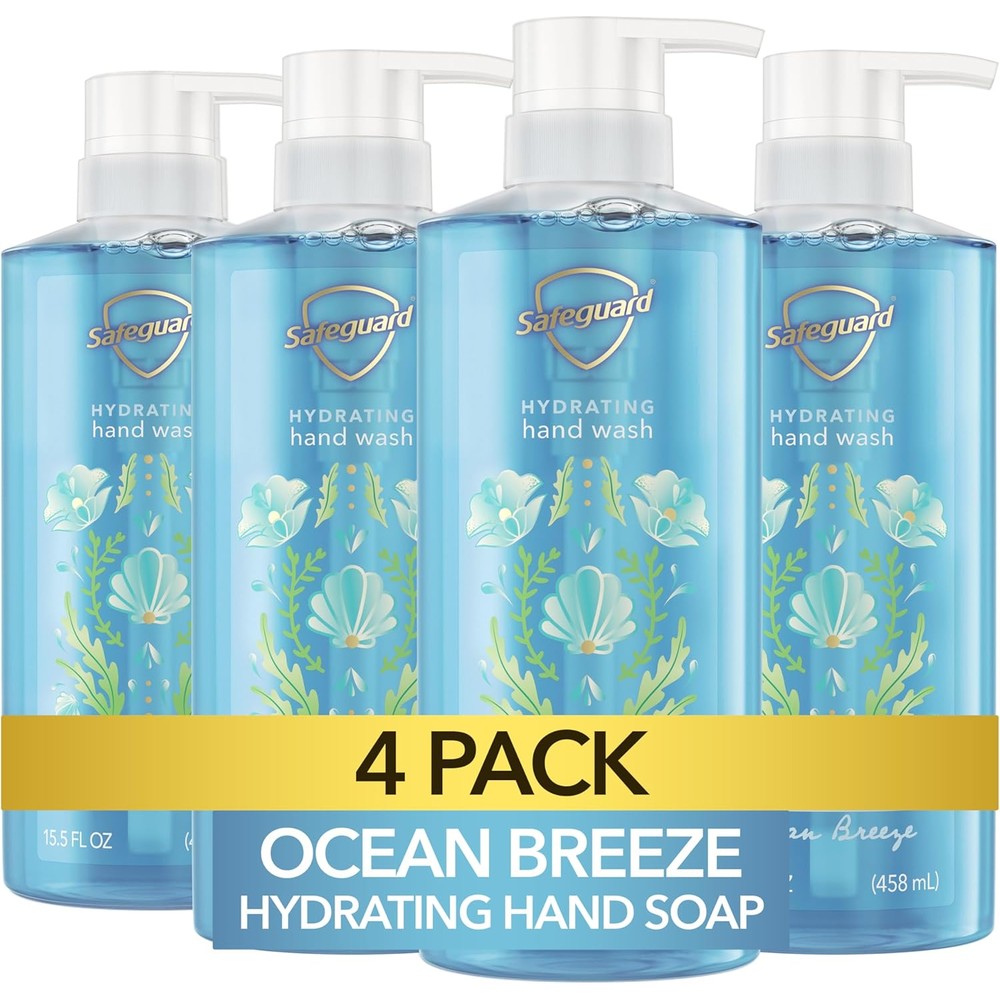 Safeguard Micellar Deep Cleansing Ocean Breeze liquid hand soap front view
