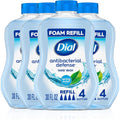 Dial antibacterial defense foaming hand soap spring water refill front view