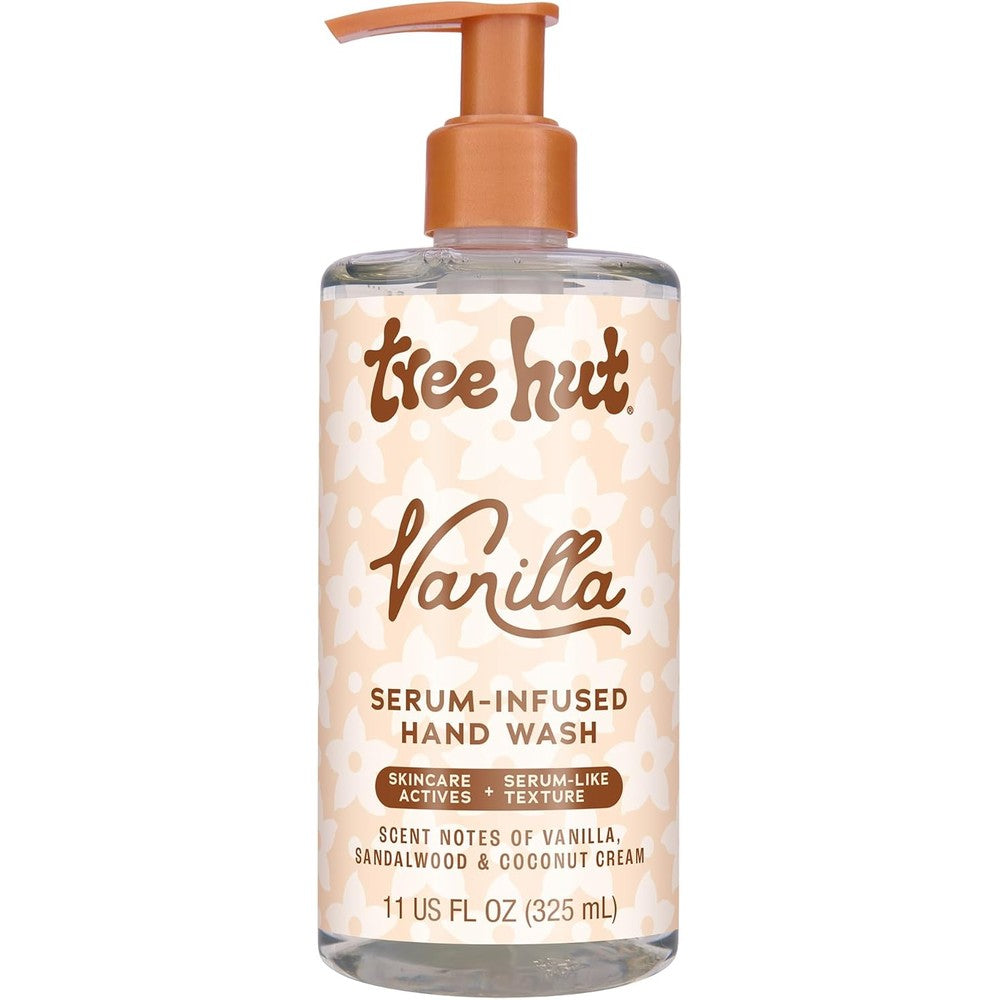 Tree Hut Vanilla Serum Infused Hand Wash 11 fl oz bottle with pump