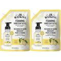 J.R. Watkins lemon foaming hand soap refill front view