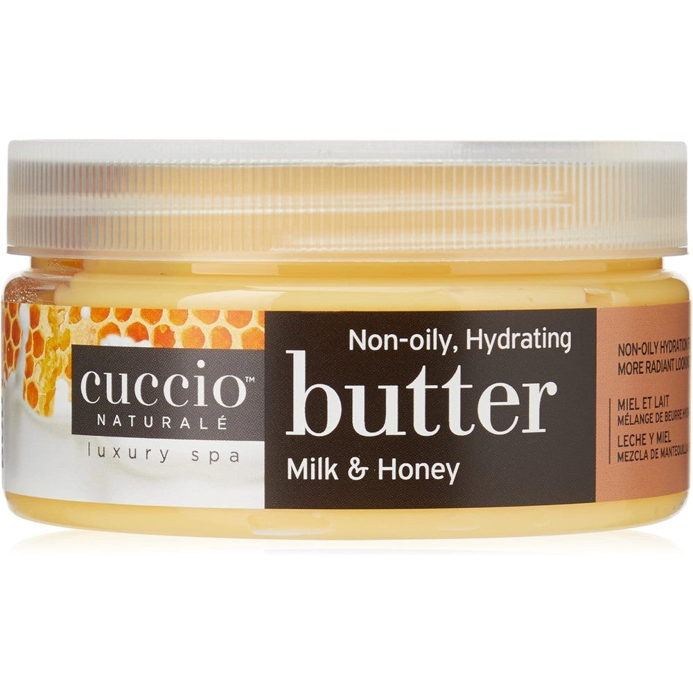 Cuccio Naturale Butter Blends Milk and Honey front view jar