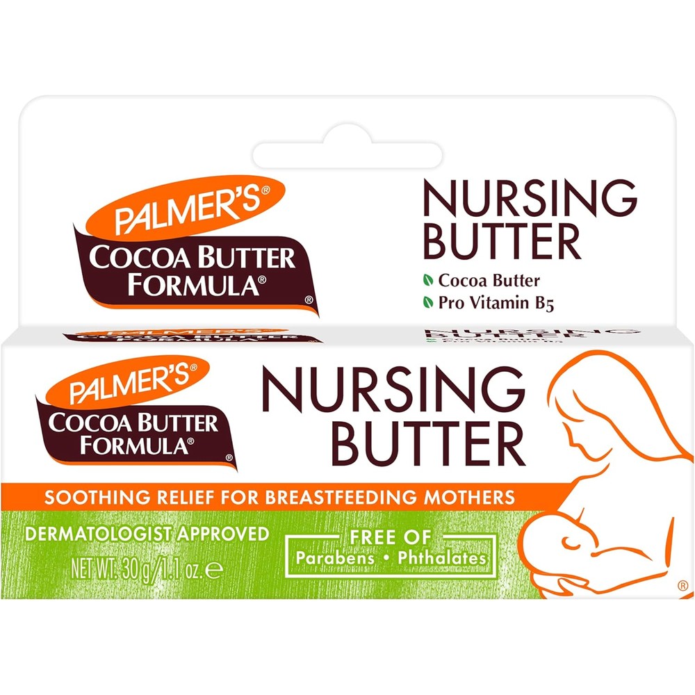 Palmers Cocoa Butter Formula Nursing Butter front view 1.1 ounce tube