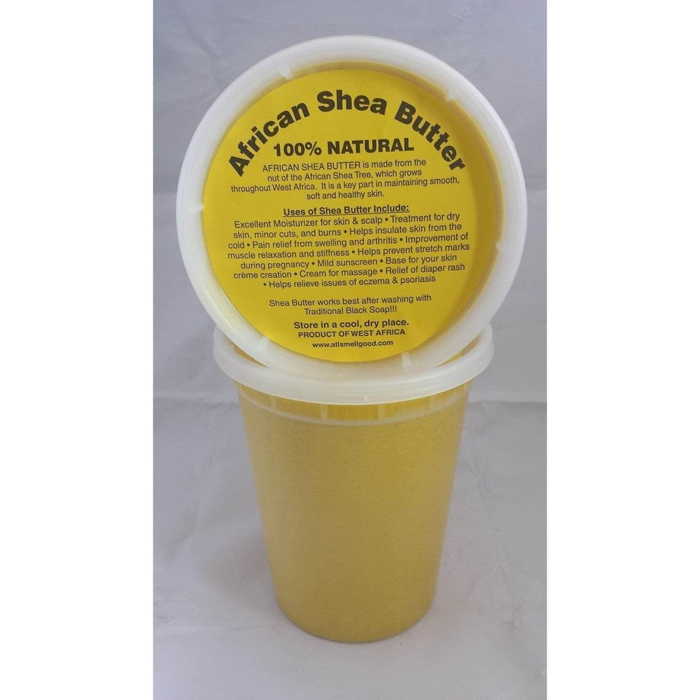 Smellgood African Shea Butter 32 Ounce jar front view