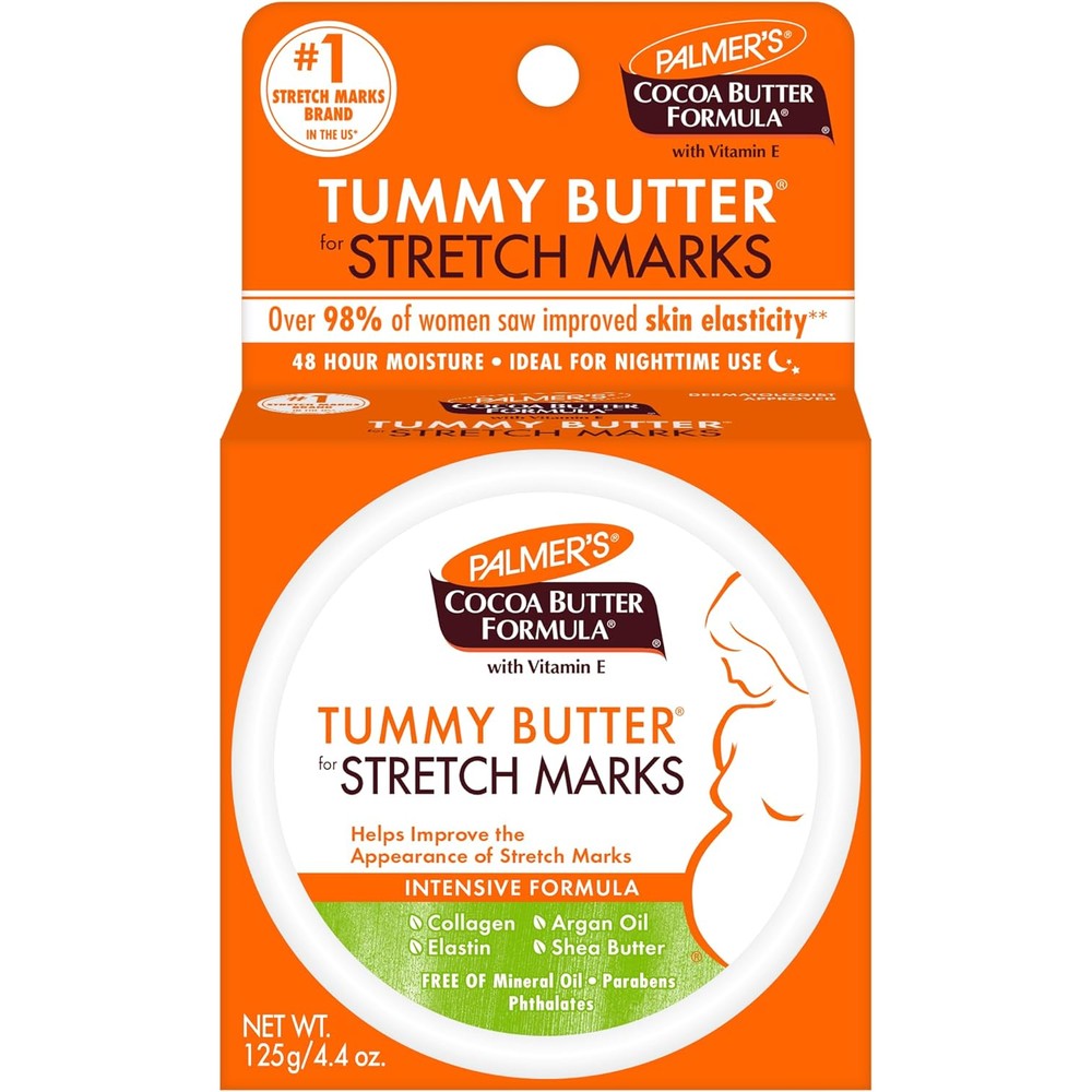 Palmer's Cocoa Butter Formula Tummy Butter front view jar