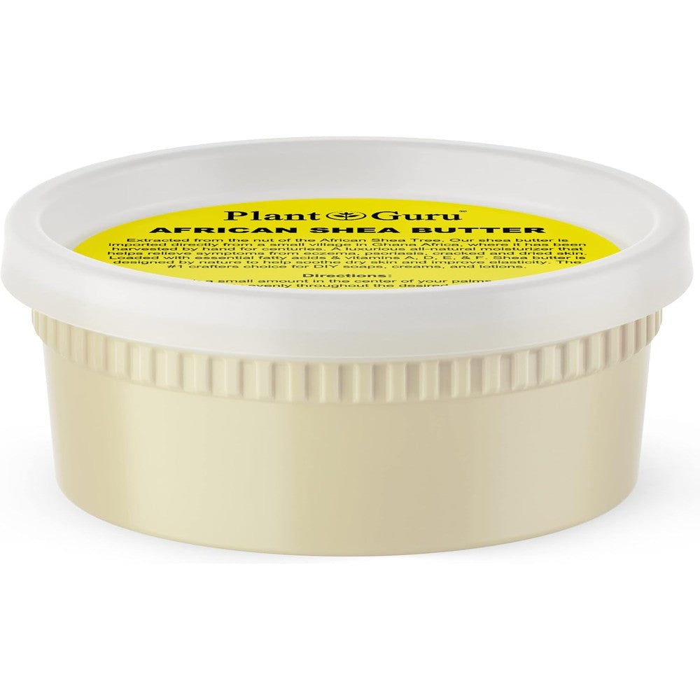 Plant Guru Raw African Shea Butter front view jar