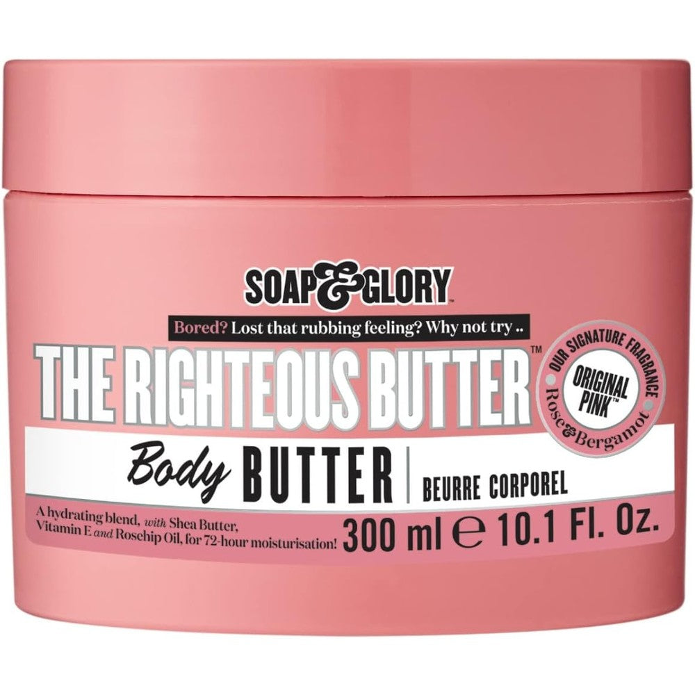 Soap And Glory The Righteous Butter Body Butter front view jar