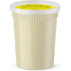 Plant Guru raw African shea butter front view of bulk tub
