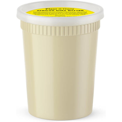 Plant Guru raw African shea butter 32 fluid ounces front view