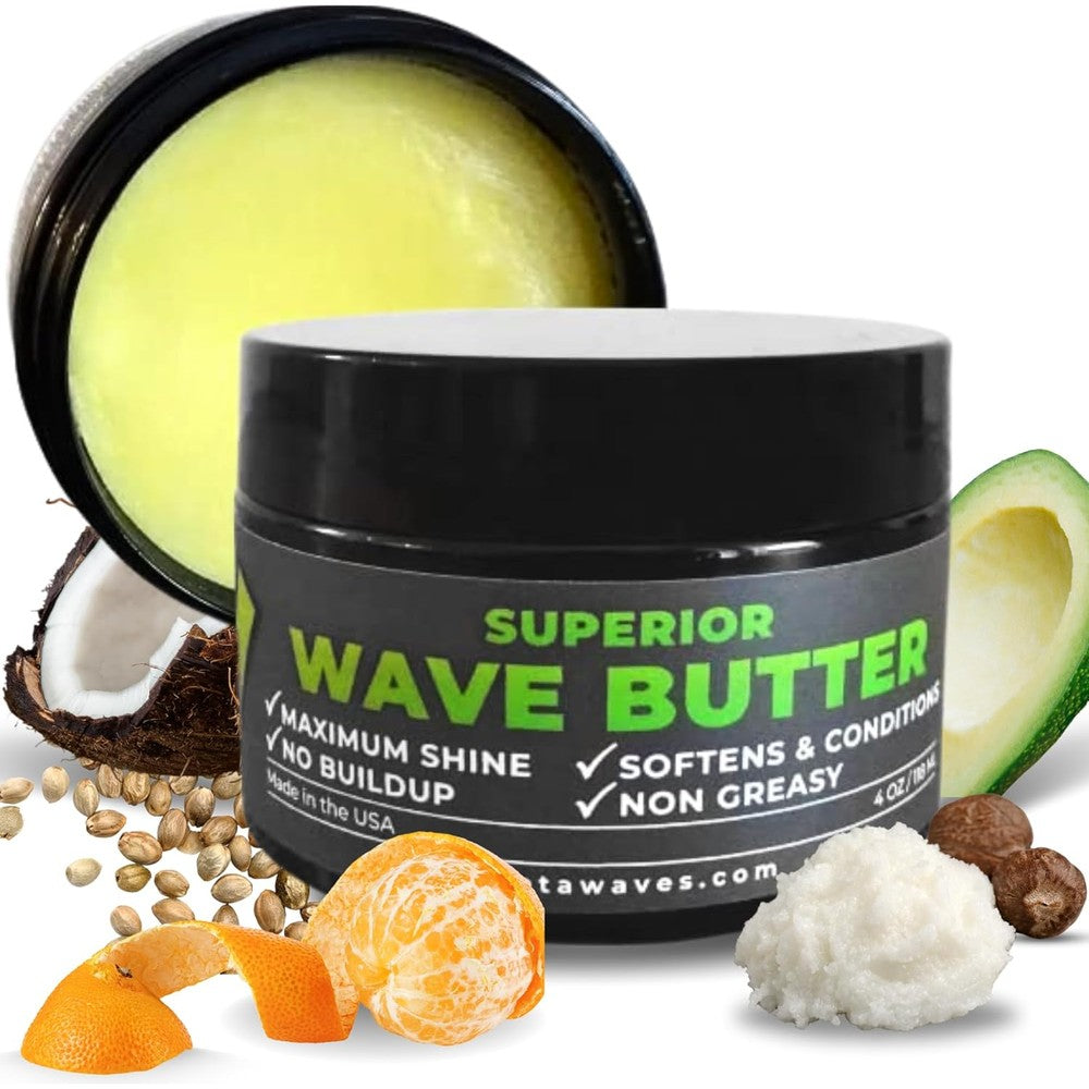 Veeta Superior Wave Grease 4 ounce container front view