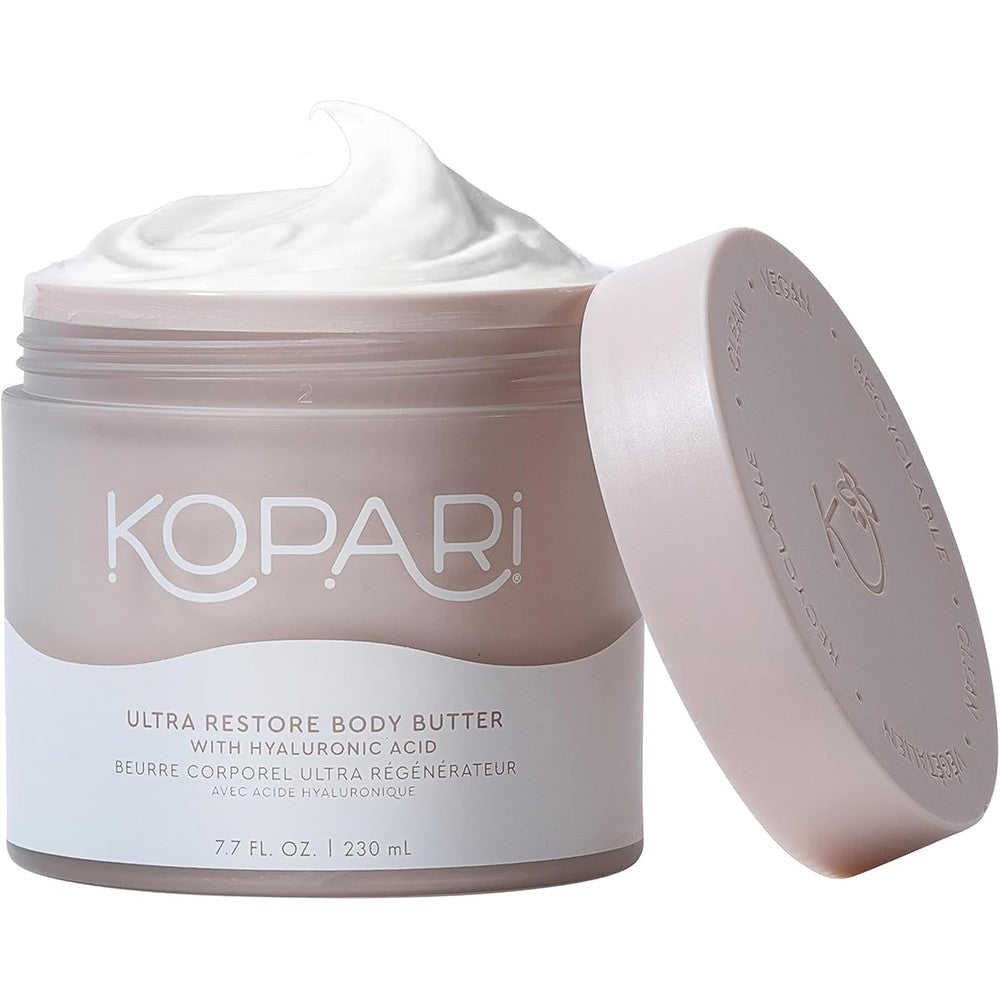 Kopari Ultra Restore Body Butter Whipped Lightweight Formula With Hyaluronic Acid And Mango Seed Butter For Deep And Long Lasting Moisture 7.7 Flui... - Image 1