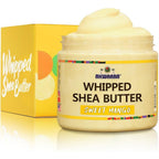 Akwaaba Whipped Shea Butter Sweet Mango front view jar 12 Ounce