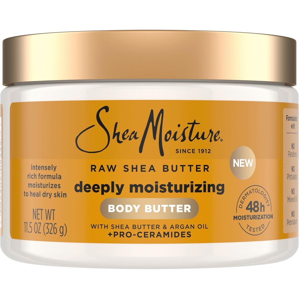SheaMoisture Deeply Moisturizing Body Butter front view