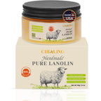 Chialing Handmade Lanolin 3.5 Ounce amber jar front view
