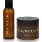 Crowned Skin Reign Body Butter Cologne and Body Oil set front view