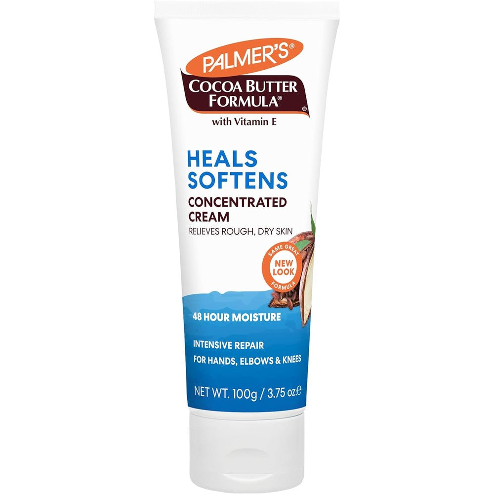 Palmer's Cocoa Butter Formula Concentrated Cream front view showing travel friendly daily skin therapy packaging