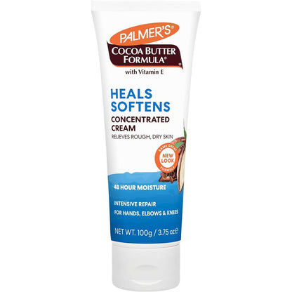 Palmer's Cocoa Butter Formula Concentrated Cream front view showing travel friendly daily skin therapy packaging