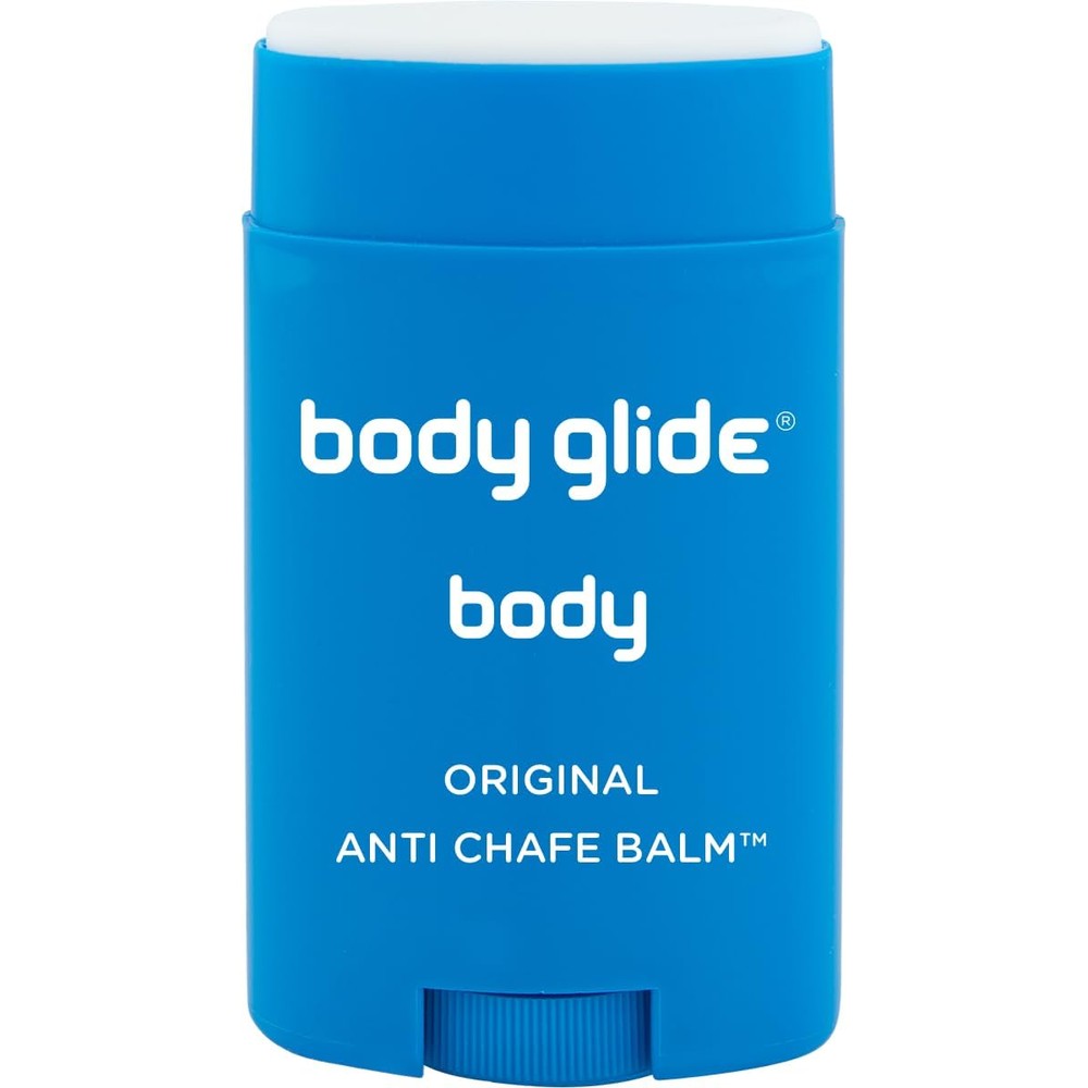 Body Glide Original Anti Chafe Balm front view packaging stick