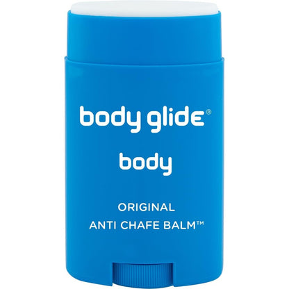 Body Glide Original Anti Chafe Balm front view packaging stick