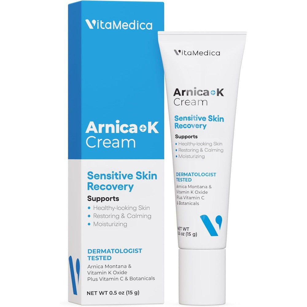 VitaMedica Arnica And Vitamin K Oxide Bruise Recovery Cream front view packaging