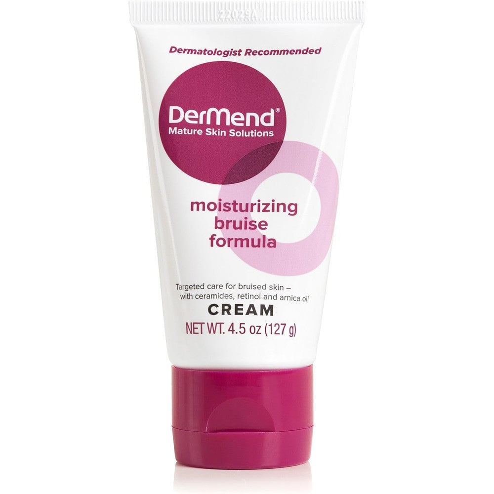 DerMend Arnica Bruise Cream 4.5 Ounce tube front view for skin discoloration treatment