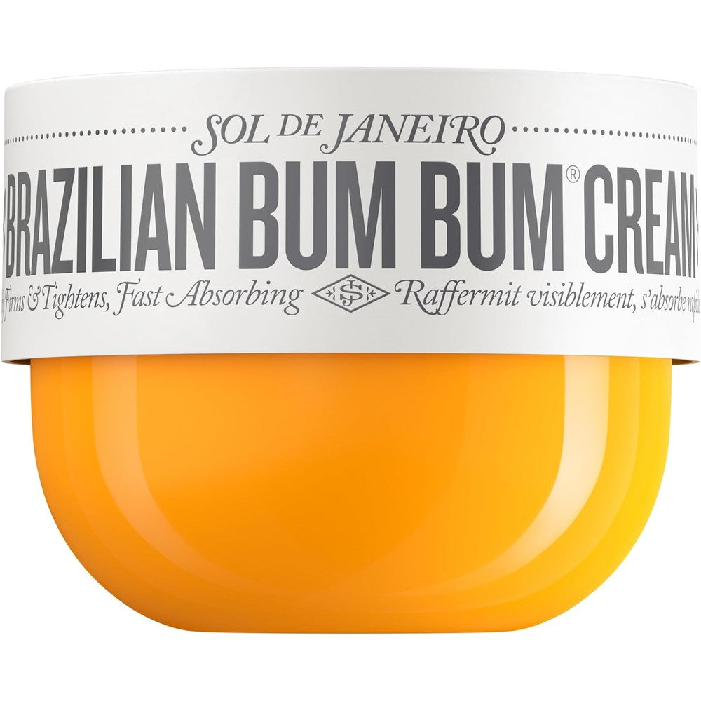 Sol de Janeiro Brazilian Bum Bum Cream 250ml front view jar showing brand packaging for skin tightening lotion