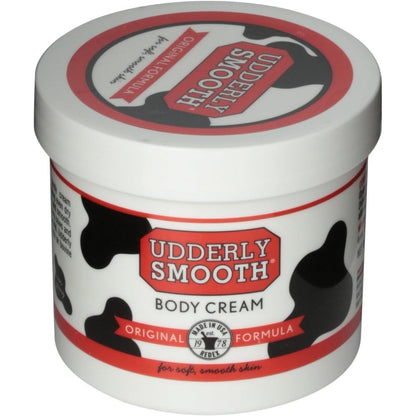Udderly Smooth Body Cream 10 Ounce original formula jar front view