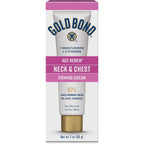 Gold Bond Age Renew Neck And Chest Firming Cream front view tube packaging