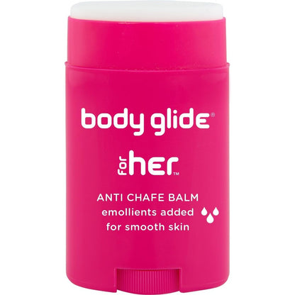 Body Glide For Her anti chafe balm stick front view skin protection packaging