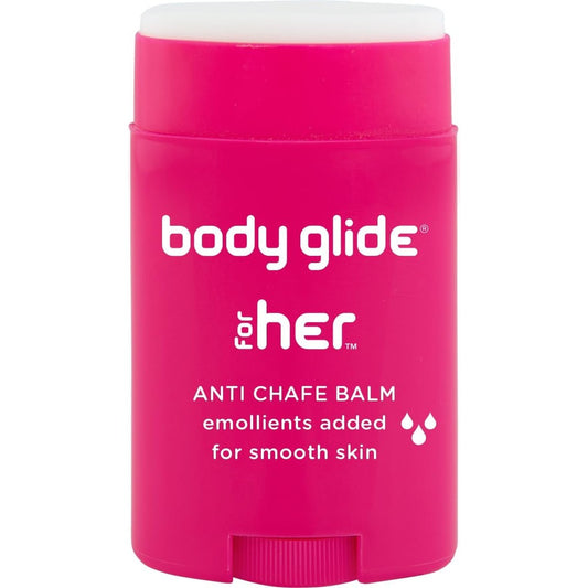 Body Glide For Her anti chafe balm stick front view skin protection packaging