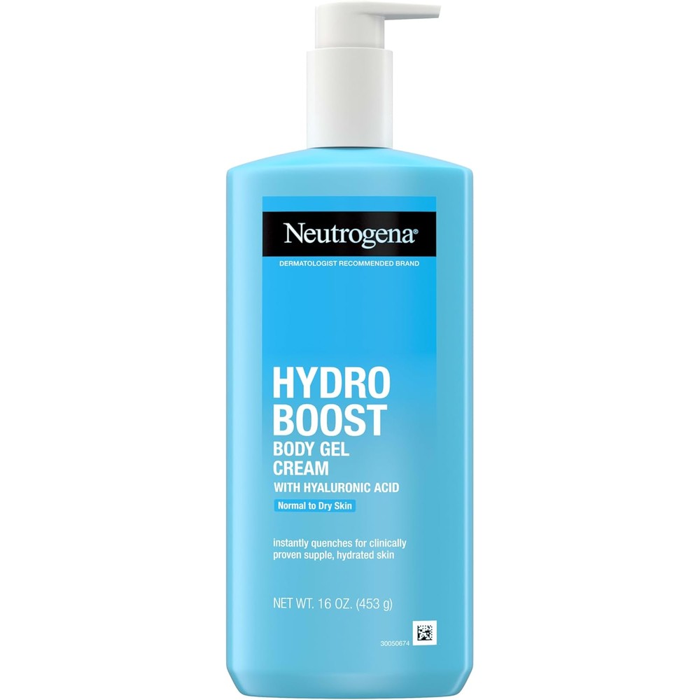 Neutrogena Hydro Boost body gel cream hydrating dry skin with hyaluronic acid