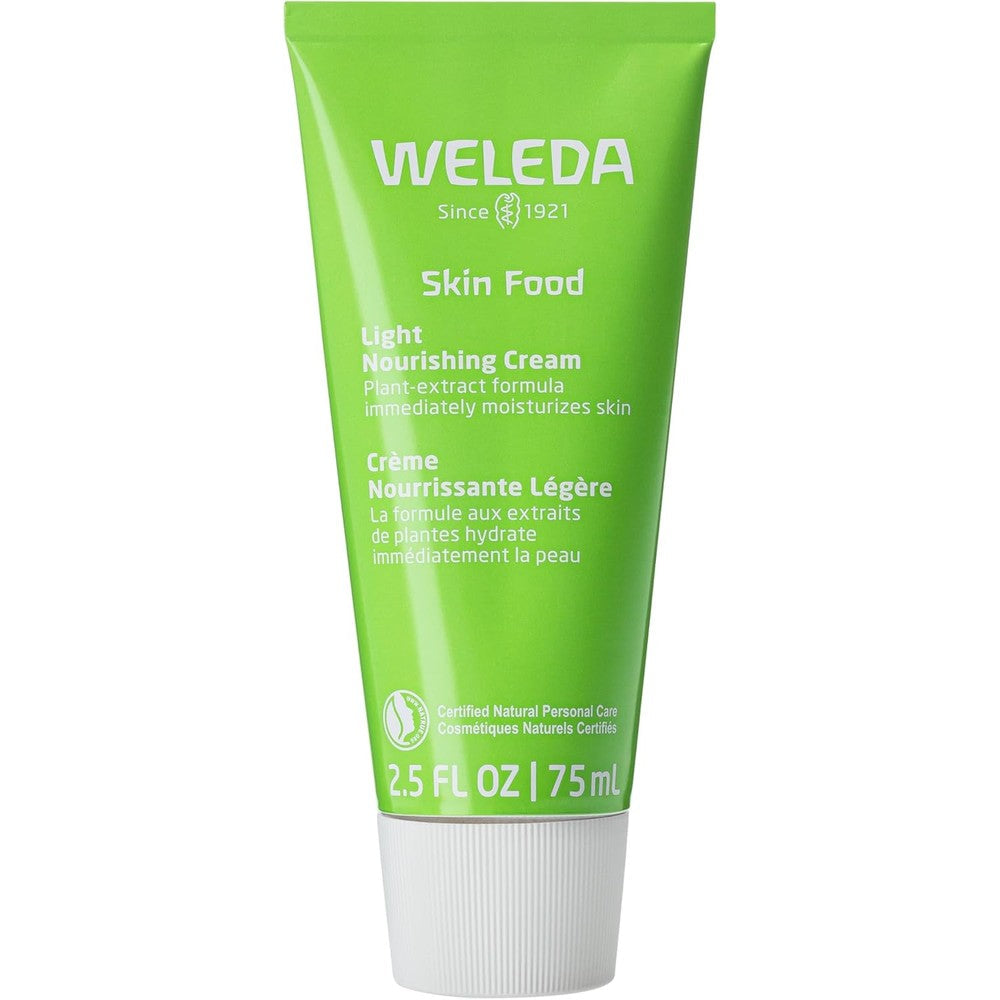Weleda Skin Food Light Nourishing Cream 2.5 Fluid Ounce front view tube