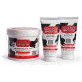 Udderly Smooth hand and body cream bundle front view showing jar and tubes