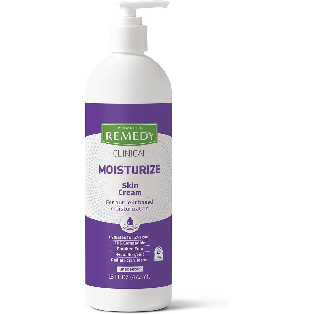 Medline Remedy Phytoplex nourishing skin cream pump bottle front view