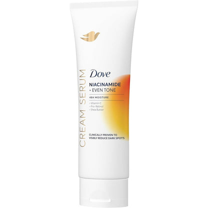 Dove Body Cream Serum Niacinamide front view bottle for hyperpigmentation treatment