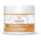 Vitality Extracts frankincense essential oil balm front view jar
