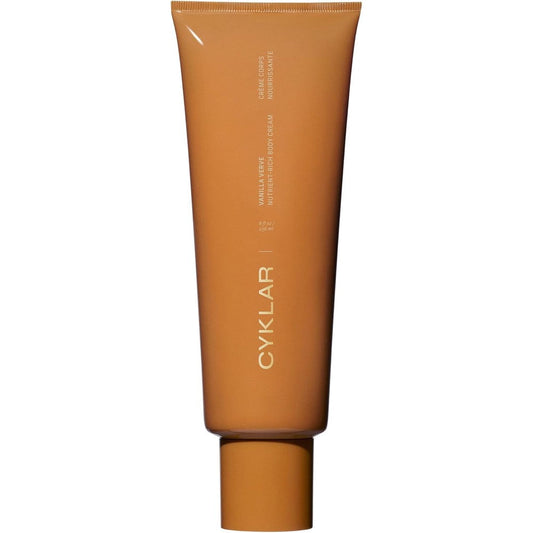 CYKLAR Nutrient Rich Body Cream Vanilla Verve front view squeezable tube