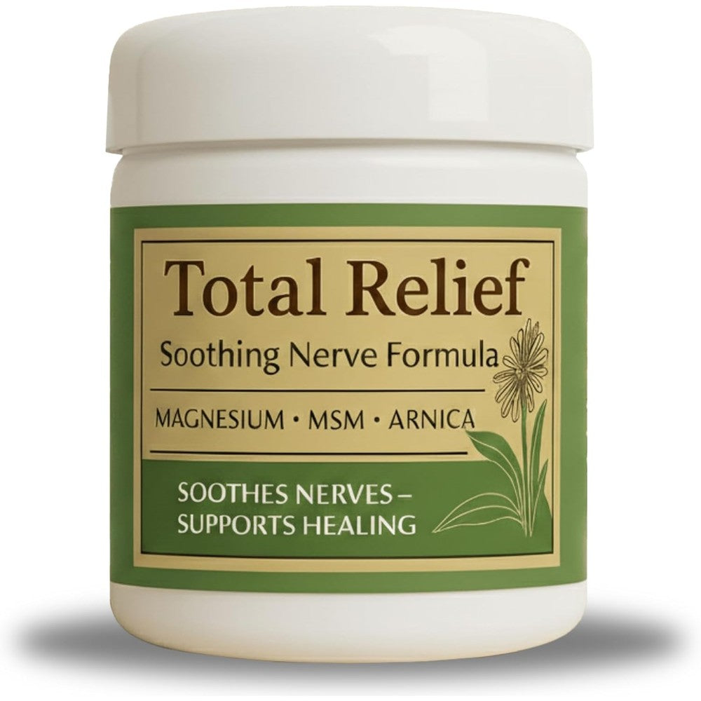 HiRelief Total Relief Magnesium Cream jar front view