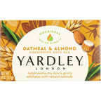 Yardley London oatmeal and almond bar soap front view package