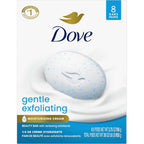 Dove Gentle Exfoliating Beauty Bar front view packaging