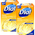 Dial antibacterial bar soap gold front view box packaging