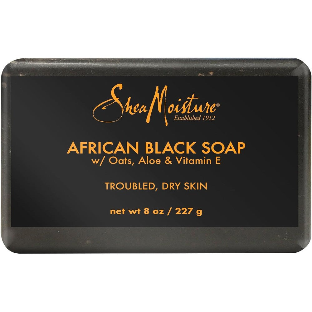 SheaMoisture African Black Soap bar packaging front view