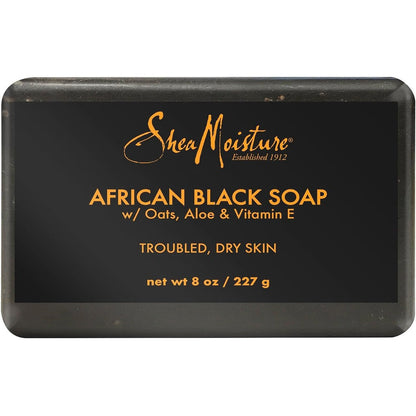 SheaMoisture African Black Soap bar packaging front view