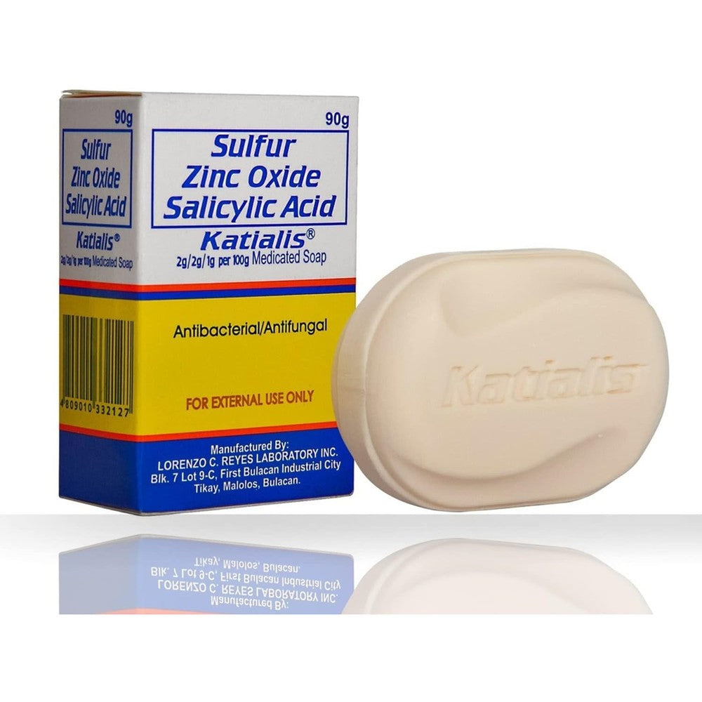 Katialis medicated soap bar front view packaging