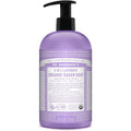 Dr. Bronner's organic sugar soap lavender front view bottle